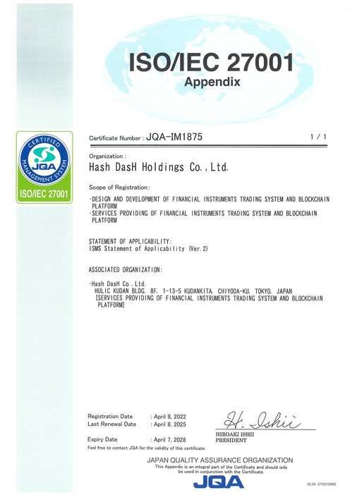 付属書（英語）